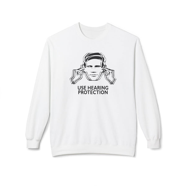 Use Hearing Protection クルーネックトレーナー