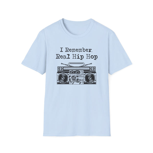 I Remember Real Hip Hop Tシャツ