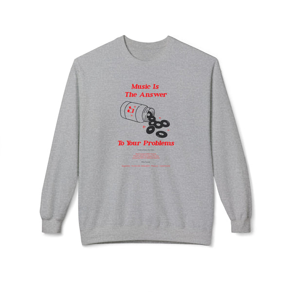 Music Is The Answer クルーネックトレーナー