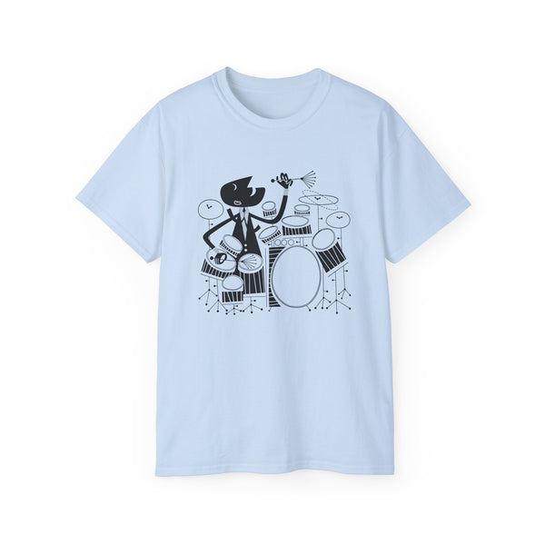 Jazz Drummer ヘビーウェイトTシャツ