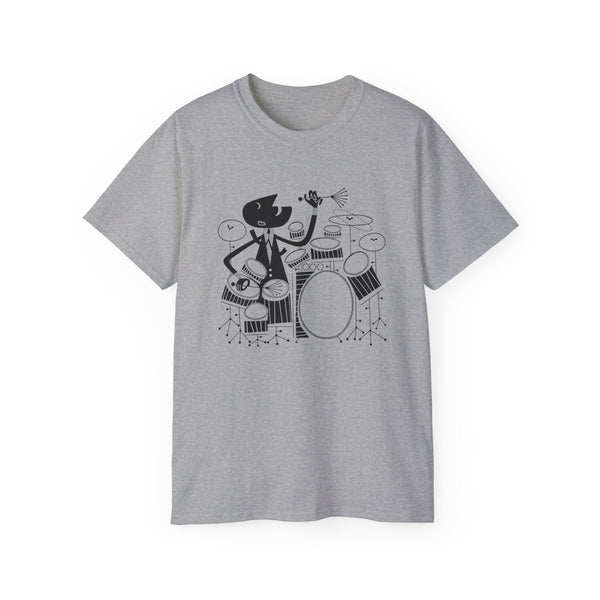 Jazz Drummer ヘビーウェイトTシャツ