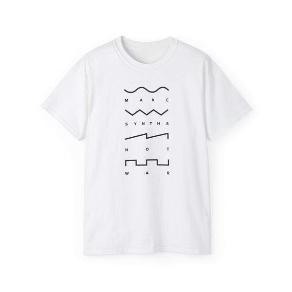 Make Synths Not War ヘビーウェイトTシャツ