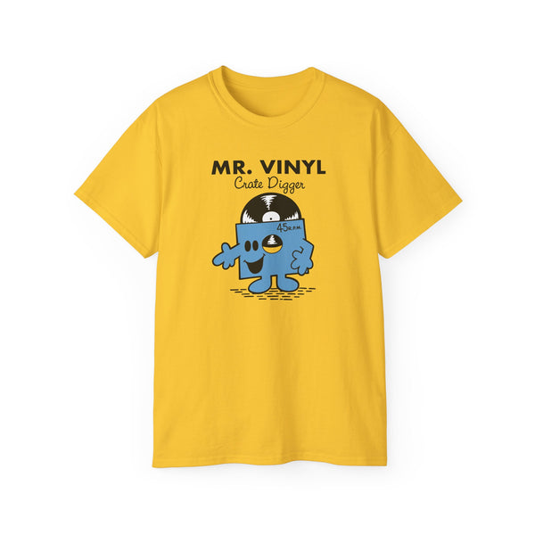 Mr Vinyl Crate Digger ヘビーウェイトTシャツ