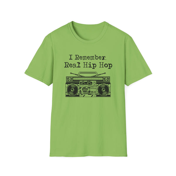 I Remember Real Hip Hop Tシャツ