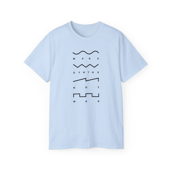 Make Synths Not War ヘビーウェイトTシャツ