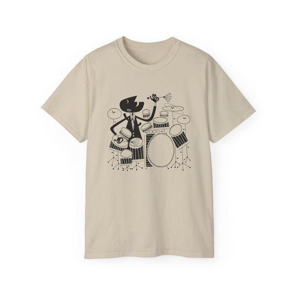 Jazz Drummer ヘビーウェイトTシャツ