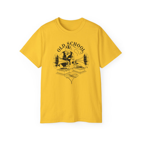 Old School DJ ヘビーウェイトTシャツ