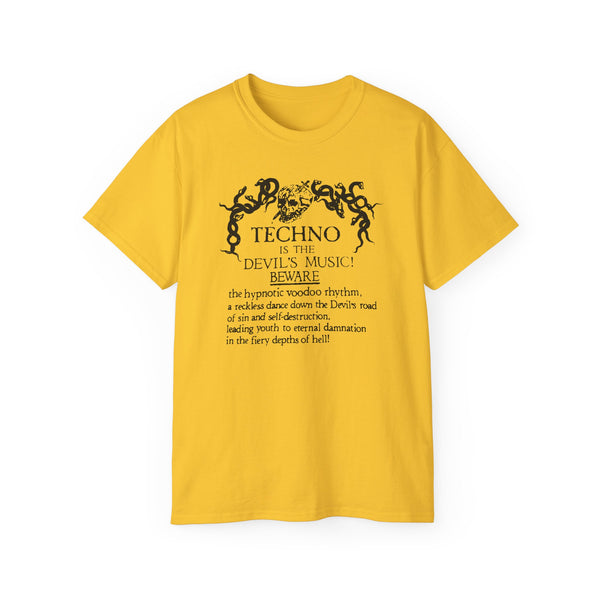 Techno is The Devil's Music ヘビーウェイトTシャツ