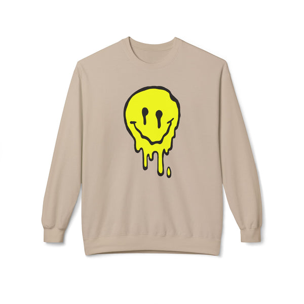 Melted Smiley Acid House クルーネックトレーナー