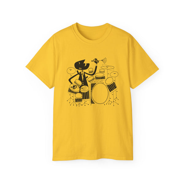 Jazz Drummer ヘビーウェイトTシャツ