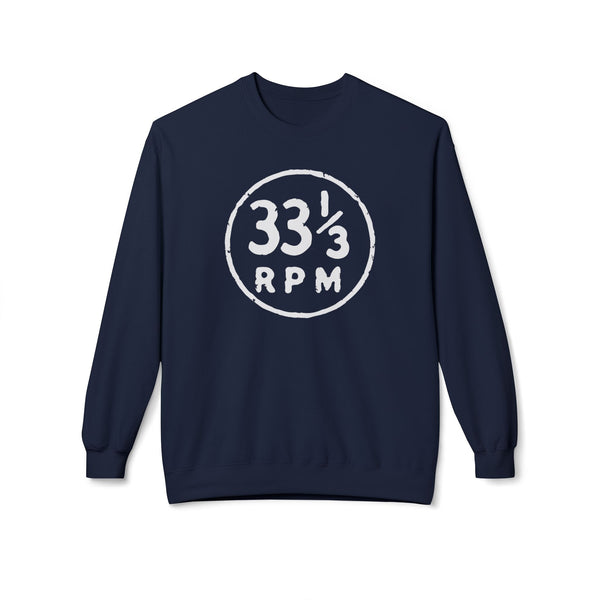 33 1/3 RPM クルーネックトレーナー