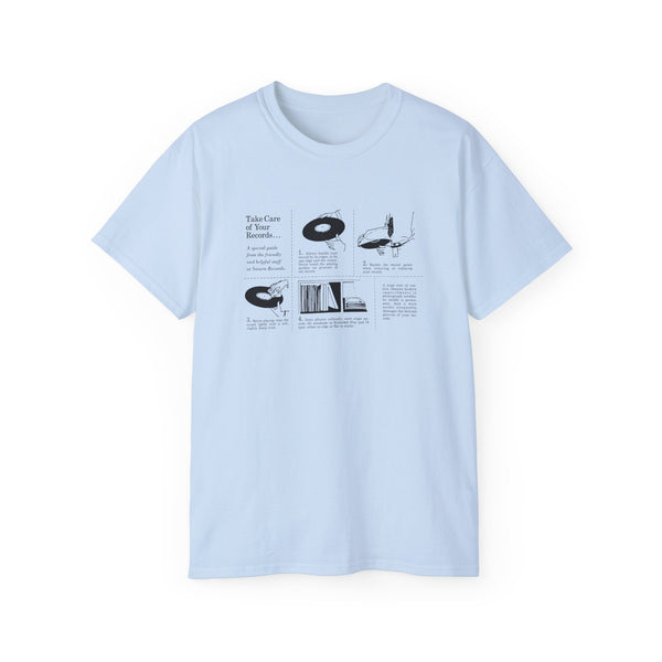 Take Care Of Your Records ヘビーウェイトTシャツ