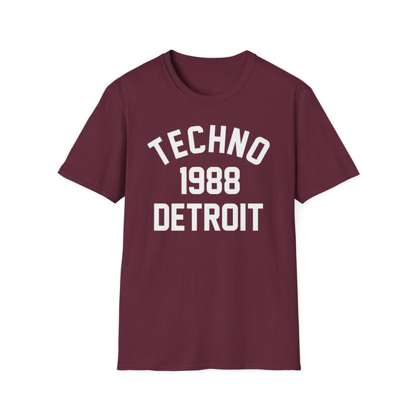 Techno Detroit 1988 Tシャツ