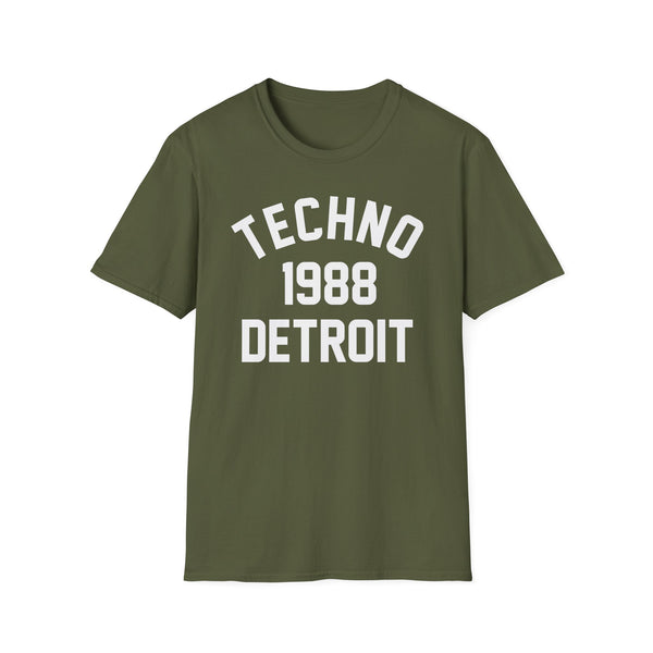 Techno Detroit 1988 Tシャツ