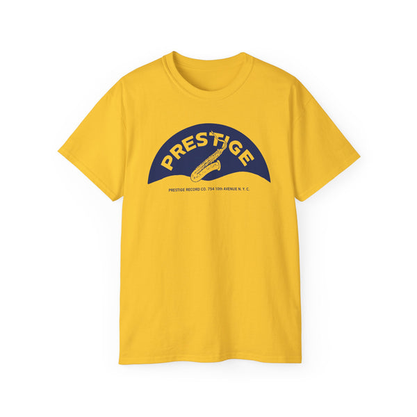 Prestige Records ヘビーウェイトTシャツ Saxophone Design