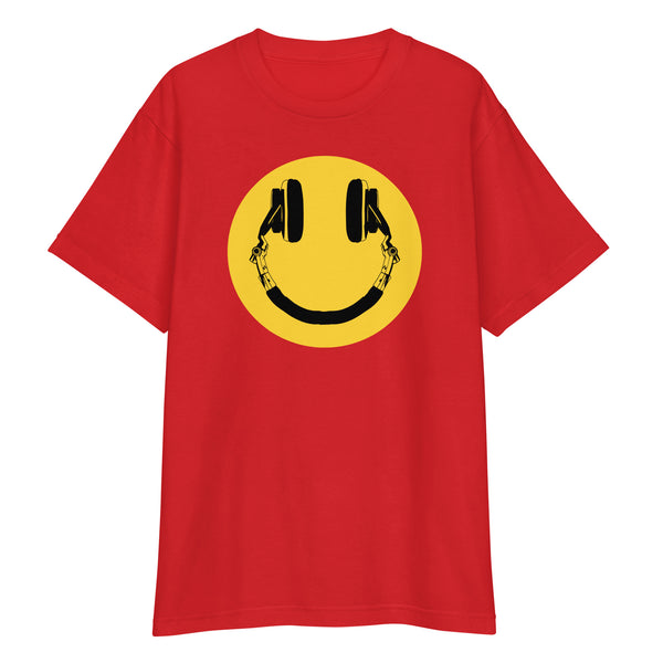 Smiley DJ Headphones T Shirt